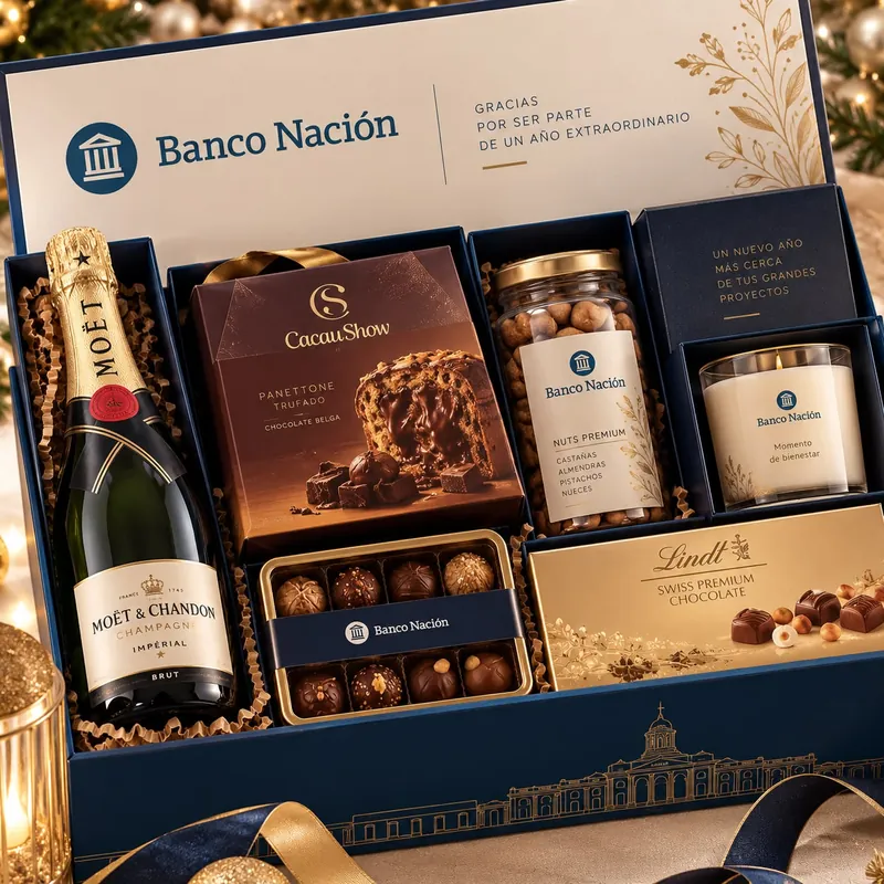 Ejemplo de propuesta Brindis con champagne y chocolates