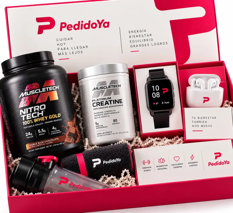 Ejemplo de box personalizado con identidad de PedidosYa